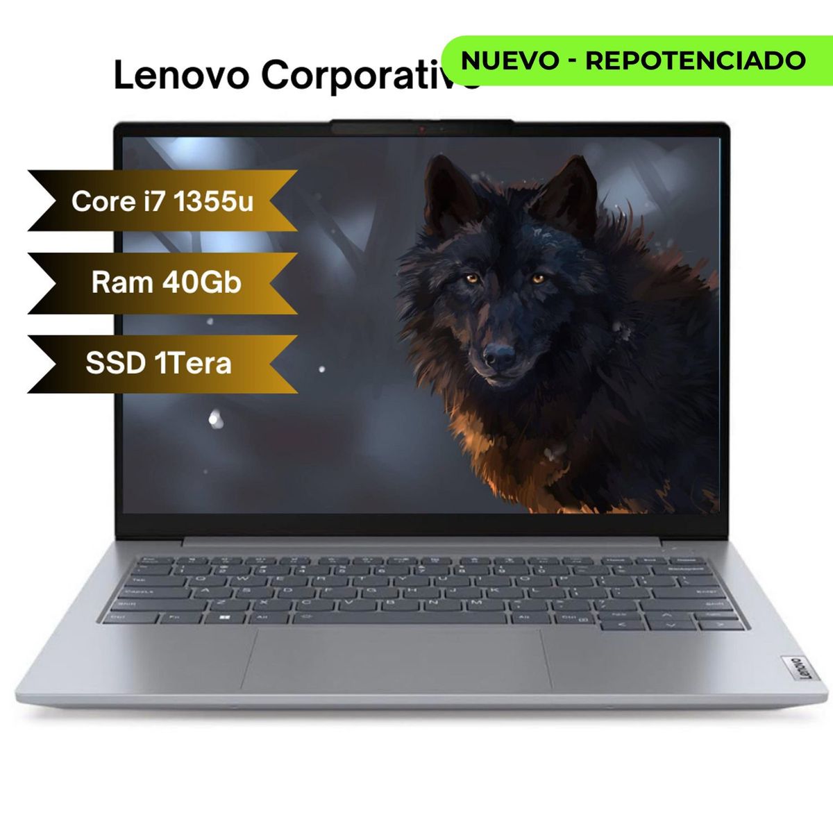 LENOVO - Portatil Lenovo V14 Intel Core I7 1355u Gen 13 - RAM 40Gb - SSD 1TB Fhd 14 - Win 11