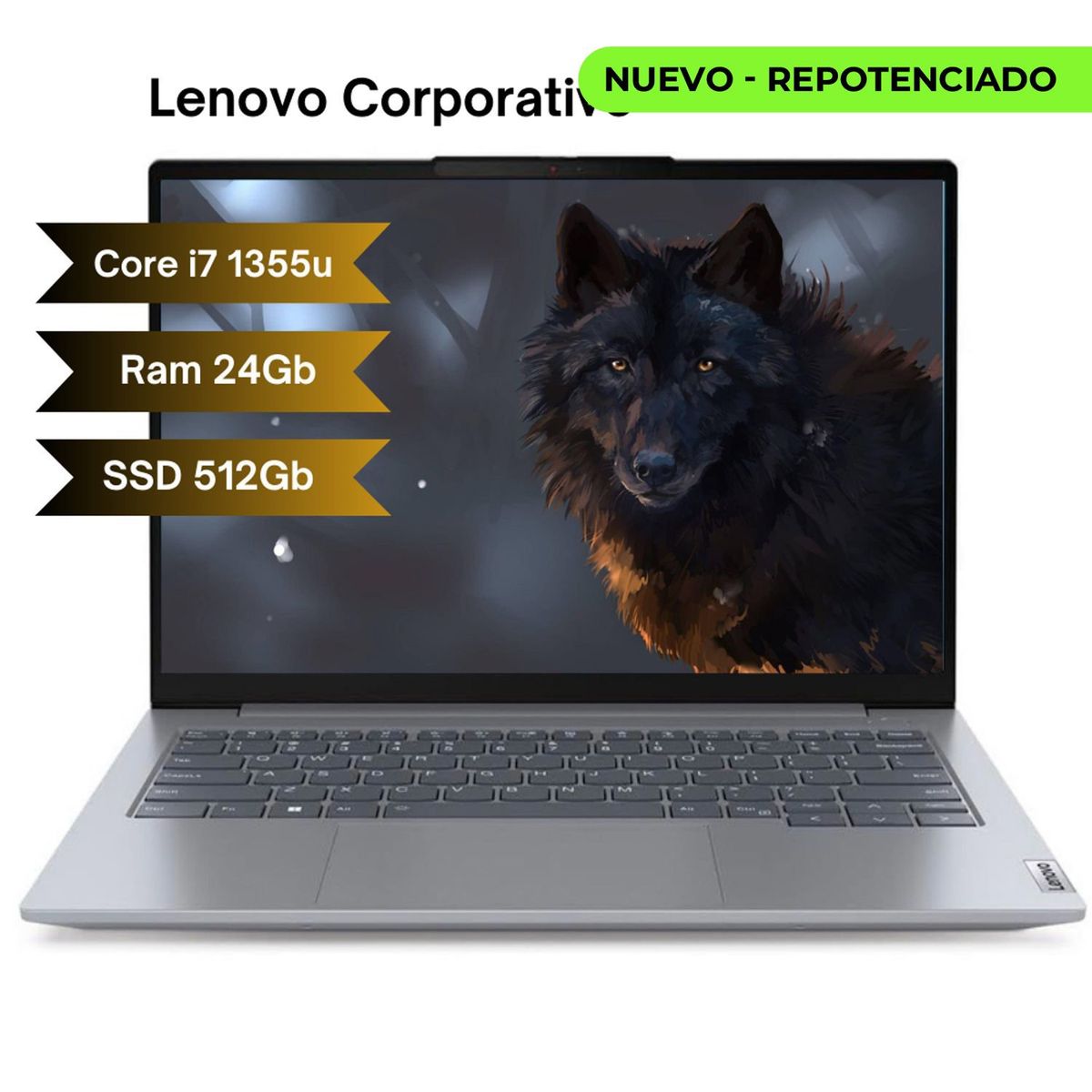 LENOVO - Portatil Lenovo V14 Intel Core I7 1355u Gen 13 - RAM 24Gb - SSD 512Gb Fhd 14 - Win 11