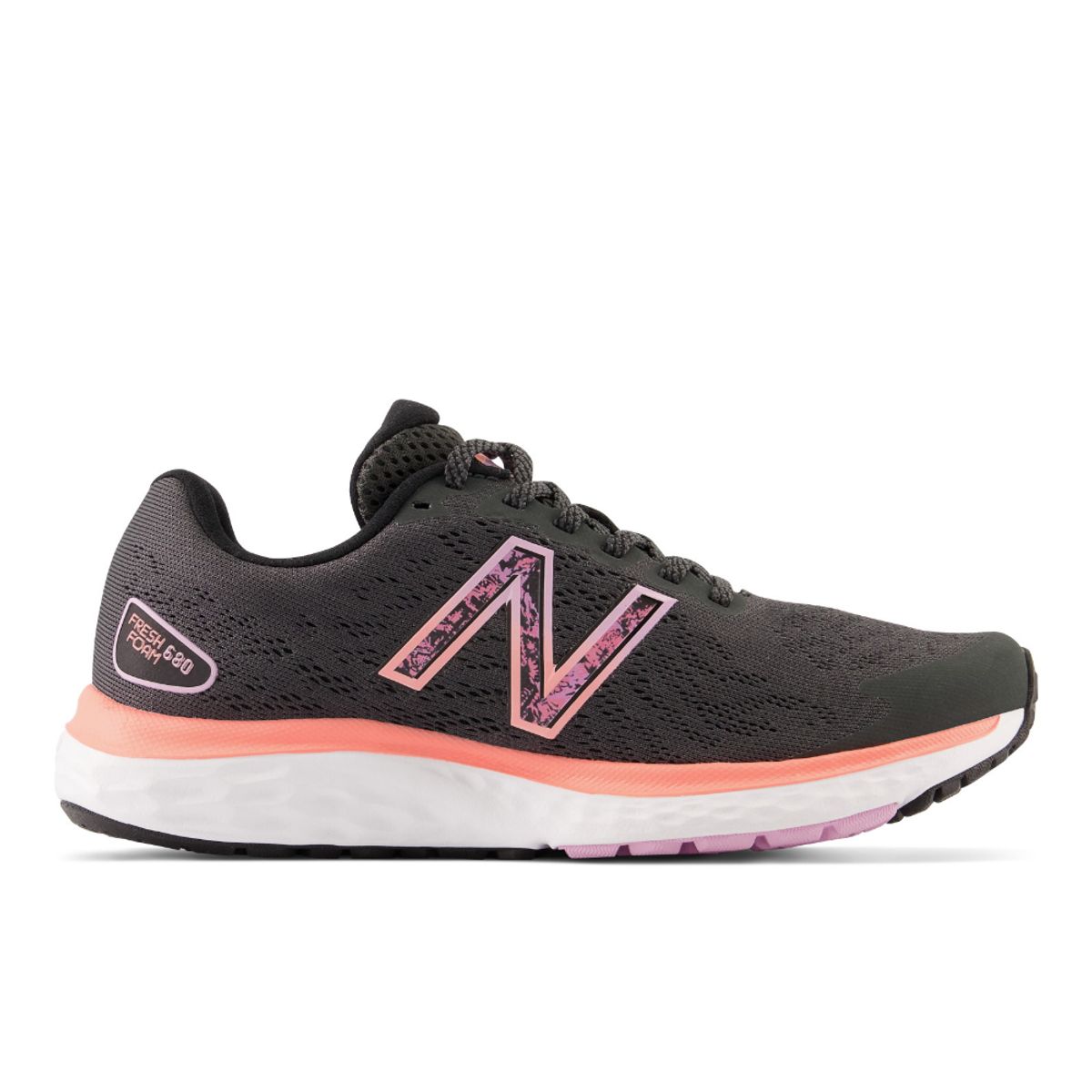 NEW BALANCE - Tenis New Balance 680 Mujer-Negro/Rosa