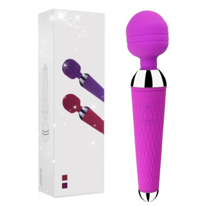 GENERICO - Vibrador Tipo Hitachi Poly Wand Morado