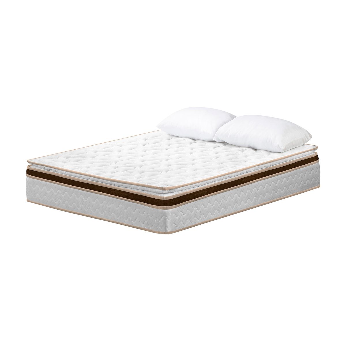 HIGH CLASS - MP COLCHON QUEEN 160 X 190 VERMONT +ALMOHADAS.