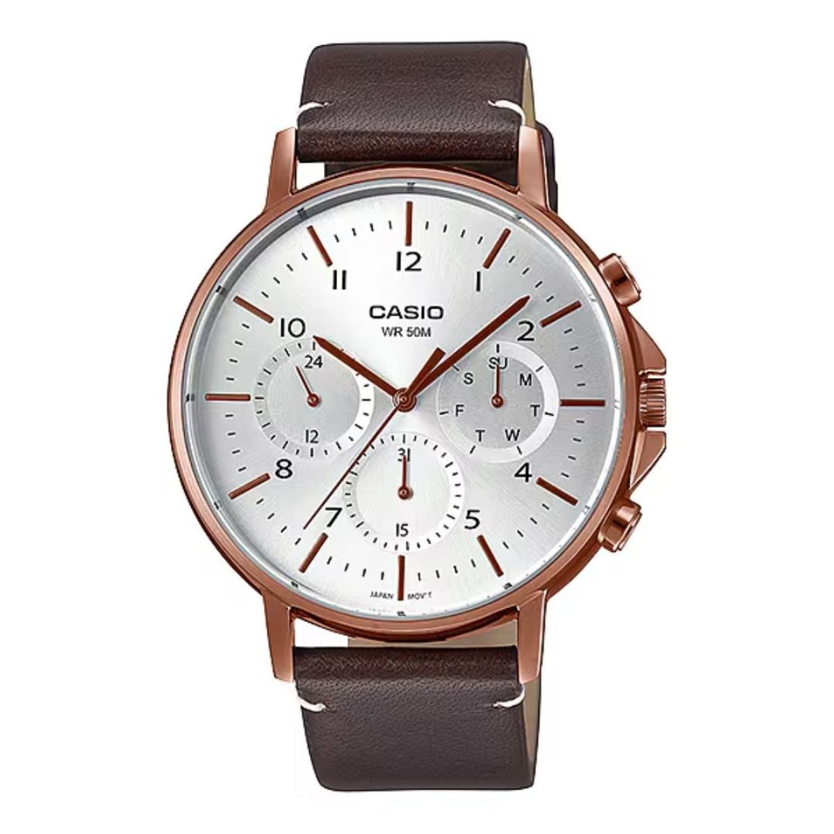 CASIO - Reloj Casio MTP-E321RL-5A Caballero Elegante