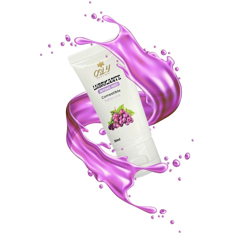 GENERICO - Lubricante Íntimo Hot Sabor Uva x30ml Osly