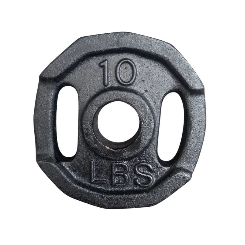 GENERICO - Disco De 10 Libras Lb Para Barra De 2 Pulgadas Olímpicas 5kg