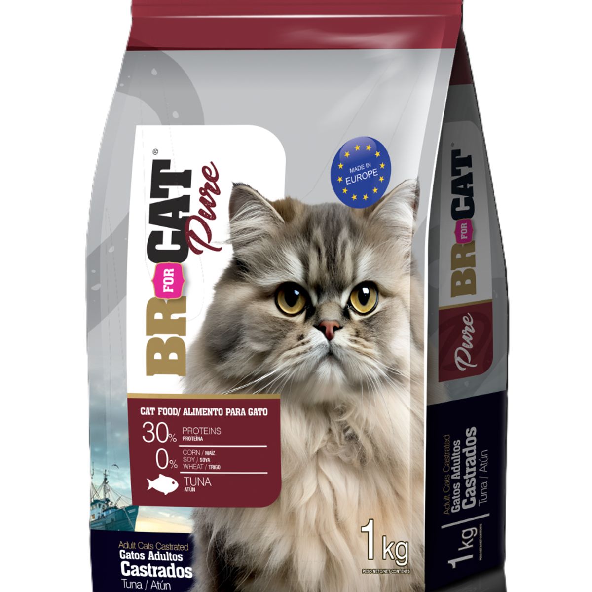 BR - Alimento Br For Cat Pure Adulto Castrado Atún  3kg