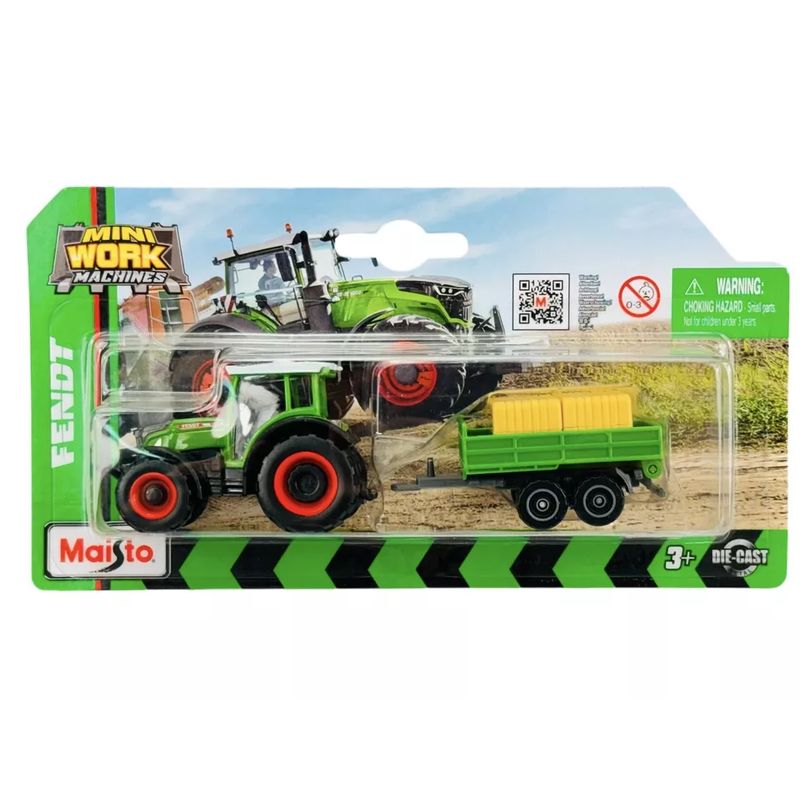 MAISTO - Tractor a escala Massey Ferguson verde Maisto Original