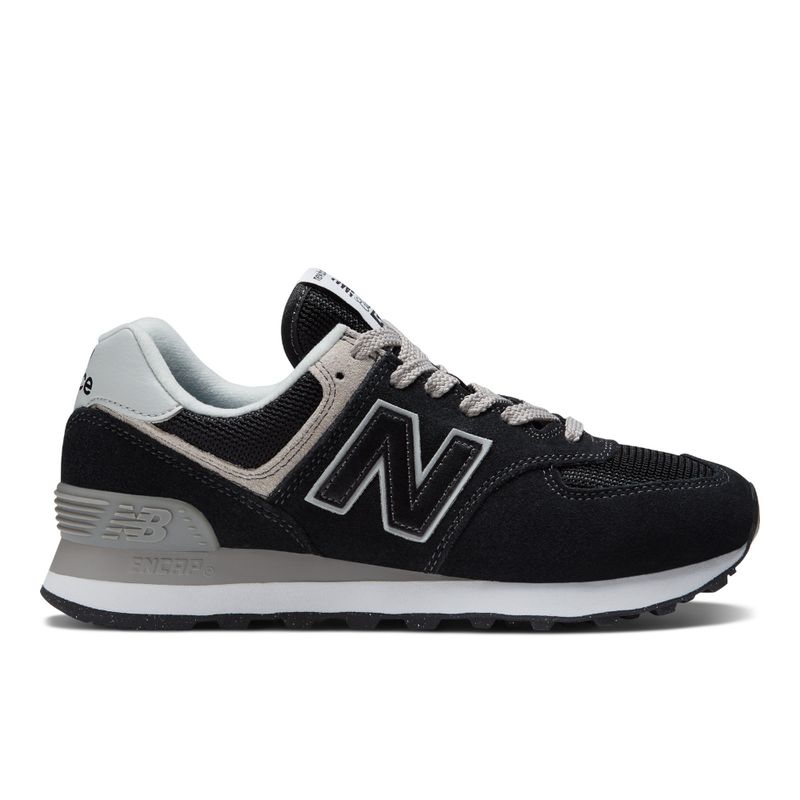NEW BALANCE - Tenis New Balance 574 Mujer-Negro/Gris