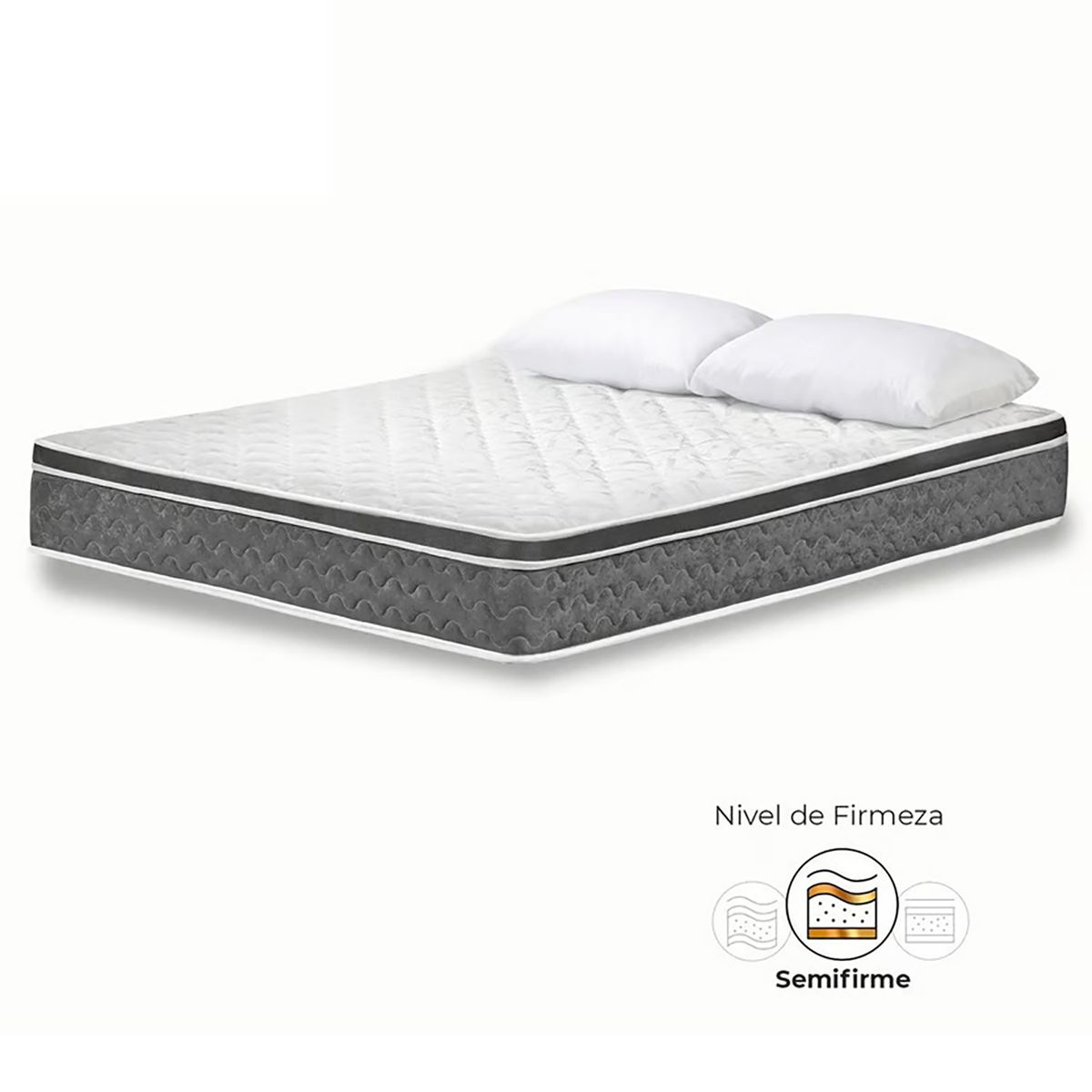 HIGH CLASS - MP COLCHON SENCILLO 100 X 190 CAMBRIDGE+ALMOHADAS.