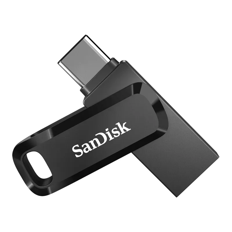 SANDISK - Memoria USB 3.2 + USB-C De 256GB Sandisk Ultra Dual Drive Go