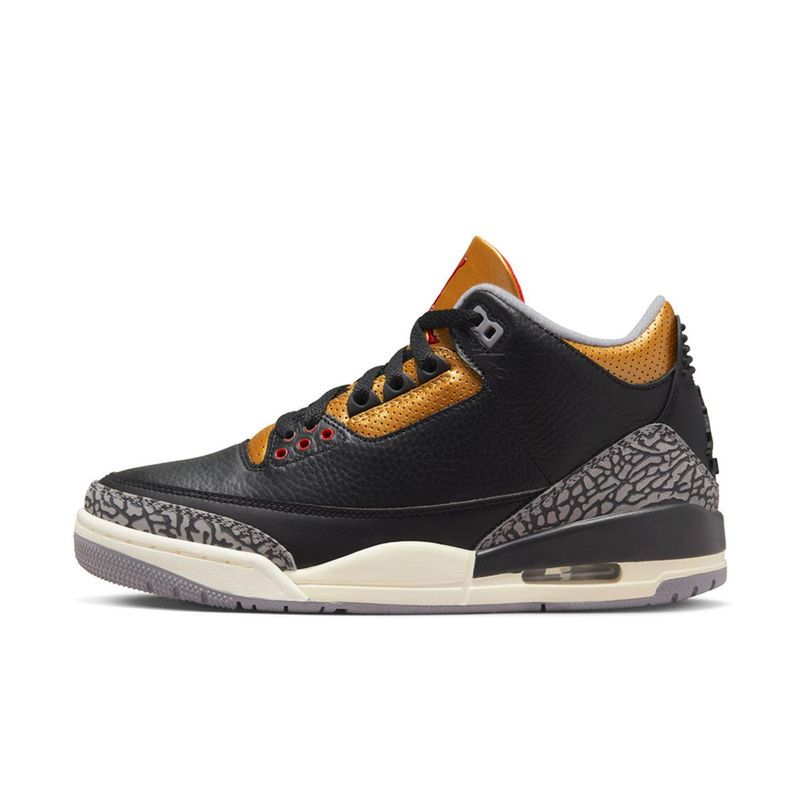 JORDAN - Tenis Mujer Air Jordan 3 Retro Dym - Negro