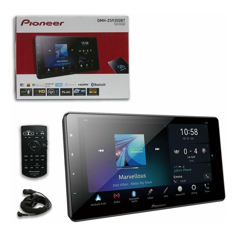 GENERICO - Radio Para Carro Pioneer Dmh-zs9350bt Pantalla Táctil Hd