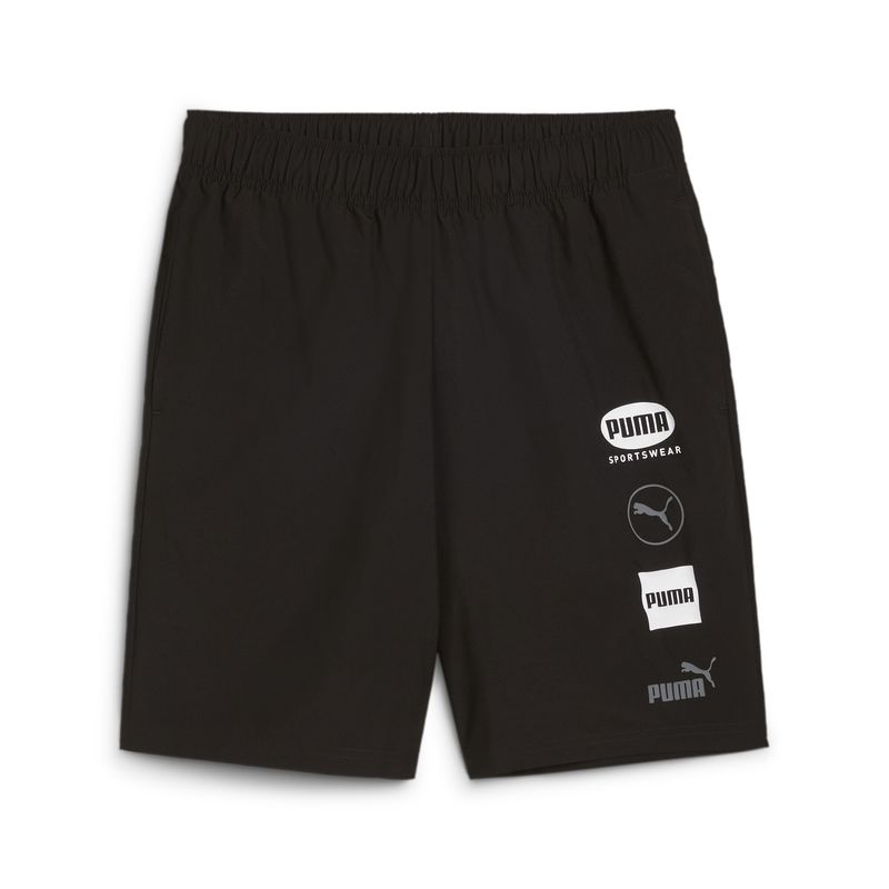 PUMA - Short Deportivo Power Woven Marca Puma Original Negro Hombre