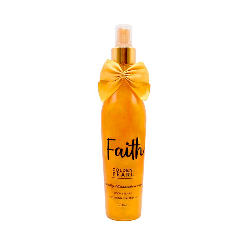 GENERICO - Splash corporal Faith Golden 250 ml Dorado