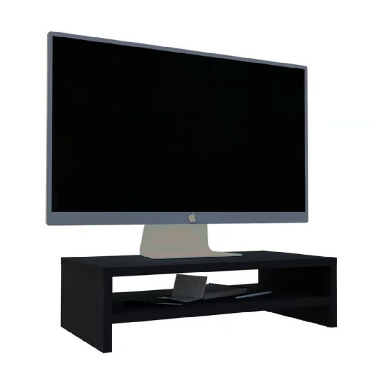 GENERICO - Base Elevador Para Monitor Color WENGUE