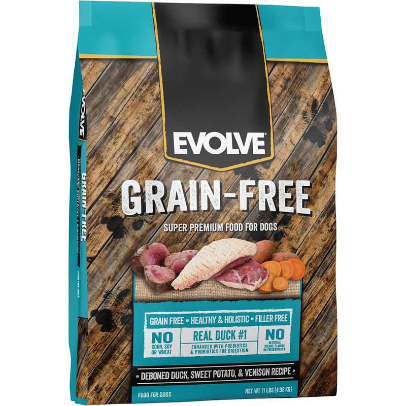 EVOLVE - Evolve Dog Grain Free Duck - Pato 11Lbs