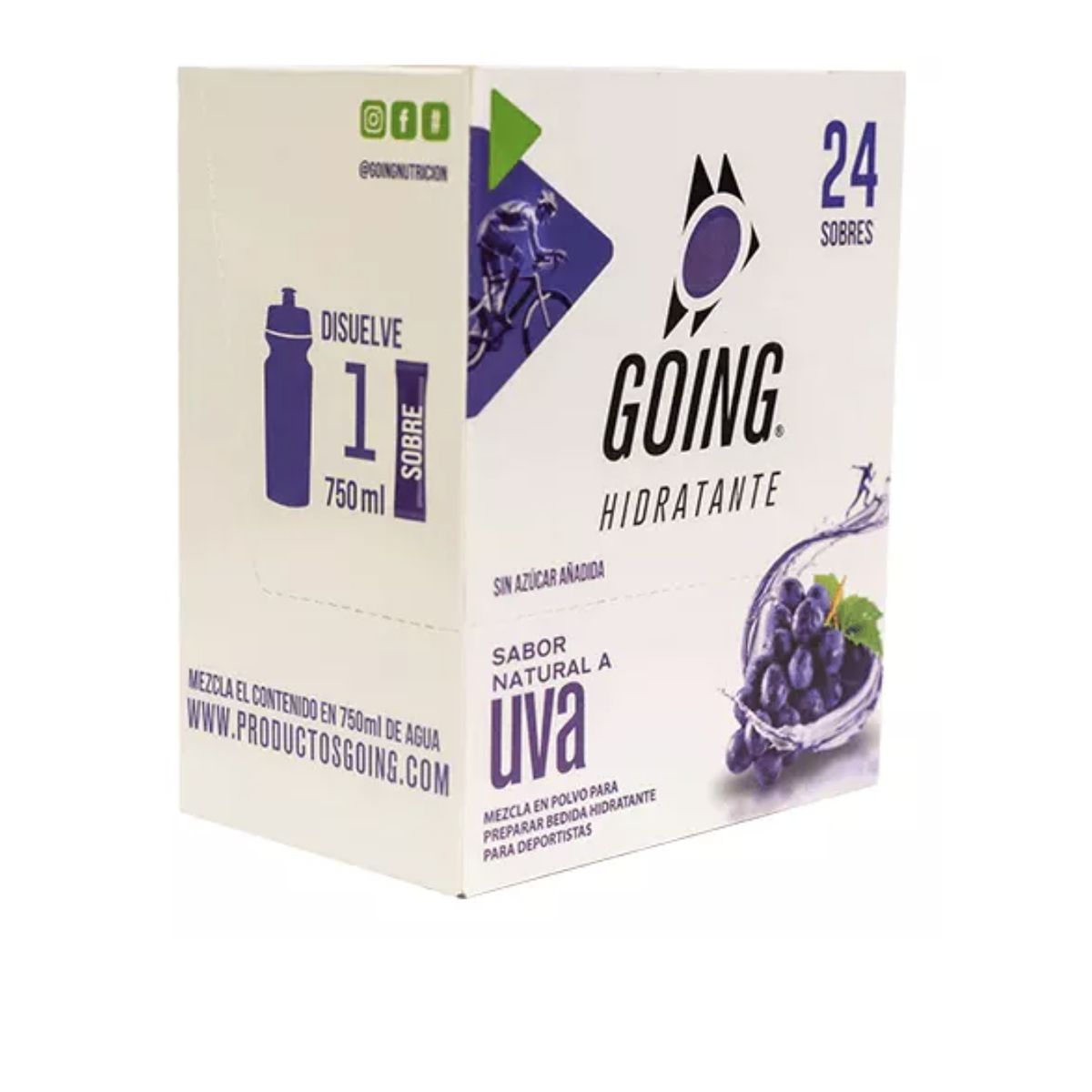 GOING - Hidratante Going Electrólit X24 Uva