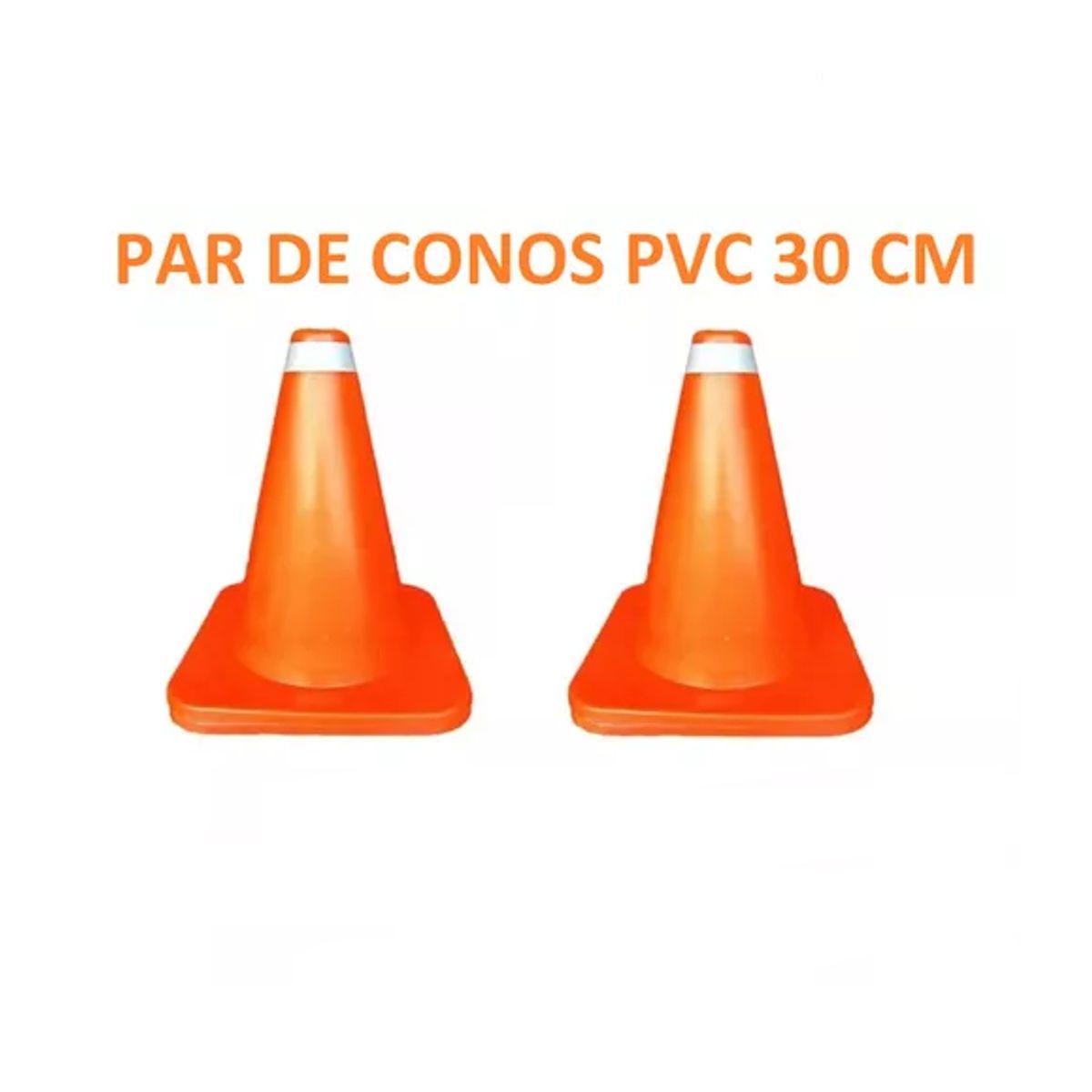 NACIONAL - CONO PVC 30 CM X 2 UNIDADES