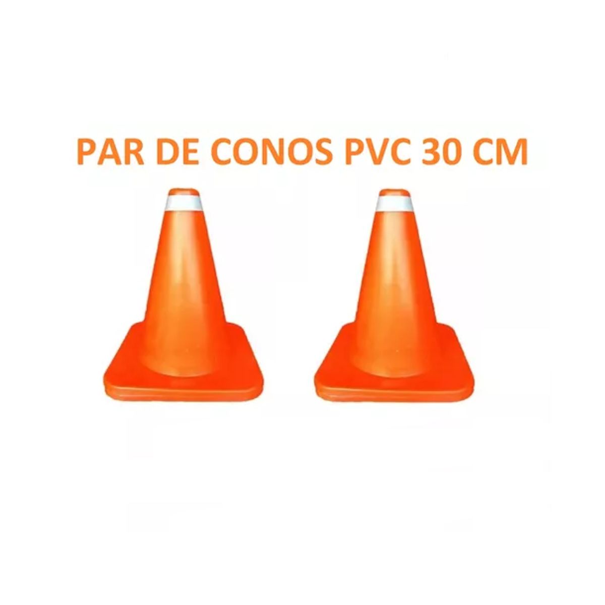NACIONAL - CONO PVC 30 CM X 2 UNIDADES