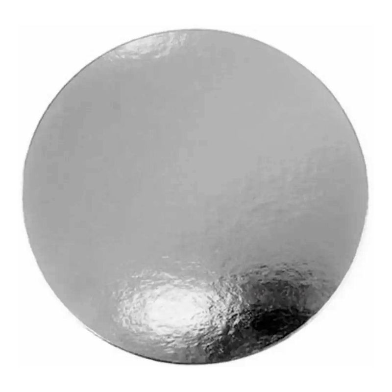 GENERICO - Blonda O Base Plateada 20 Cm Base Para Tortas