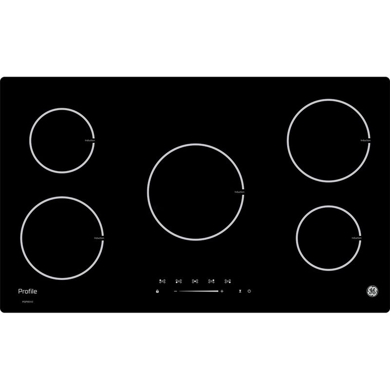 GENERAL ELECTRIC - Estufa de empotrar 90 cm GE Profile PGP95IV0 Vidrio Negro