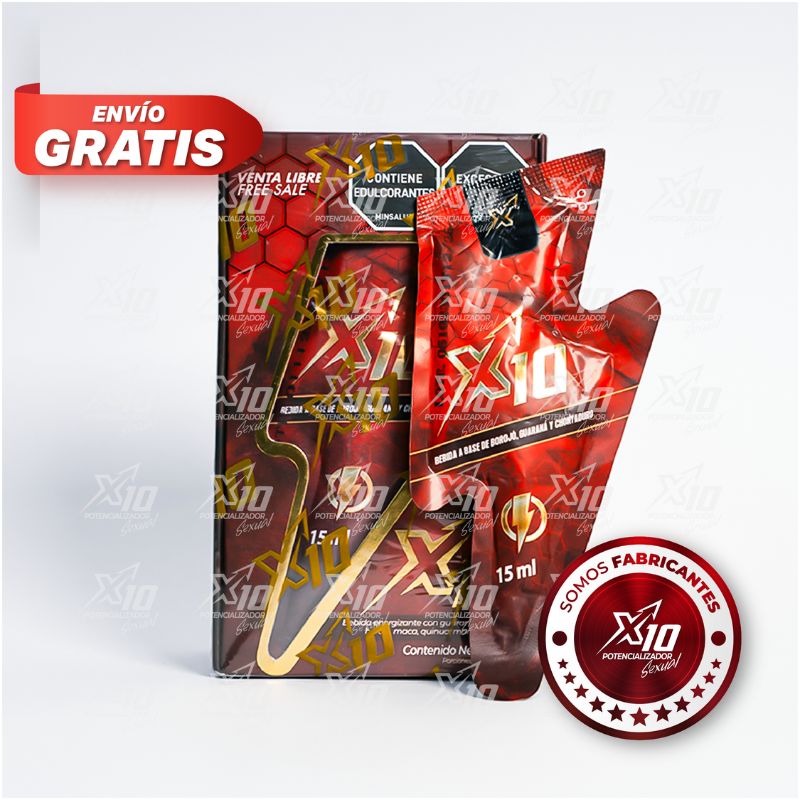 GENERICO - X10 potencializador y energizante x105ml chontaduro guaraná y borojó