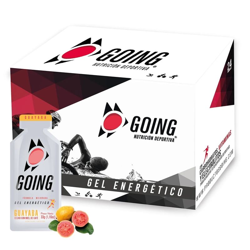 GOING - Going Gel Energetico X24 Sobres - Guayaba