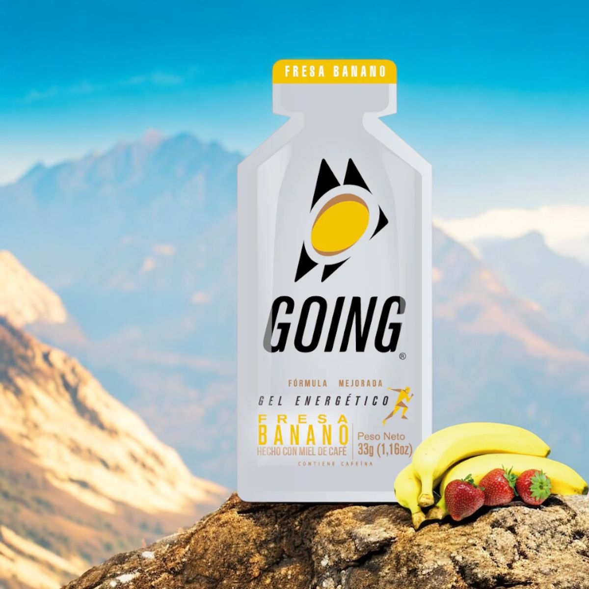 GOING - Going Gel Energetico X24 Sobres - Fresa Banano