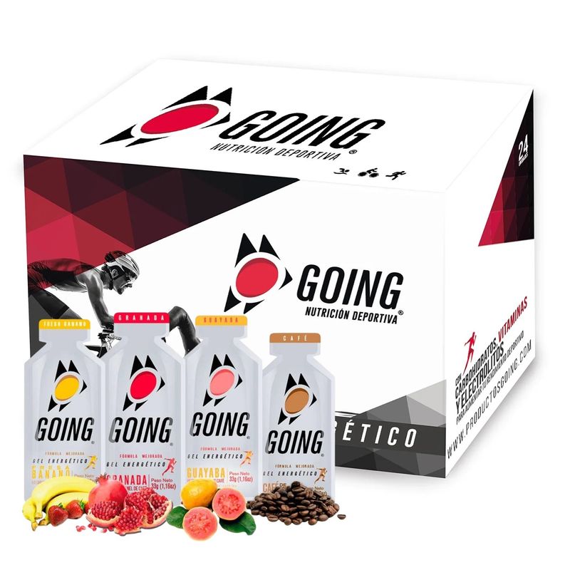 GOING - Going Gel Energetico X24 Sobres - Surtido