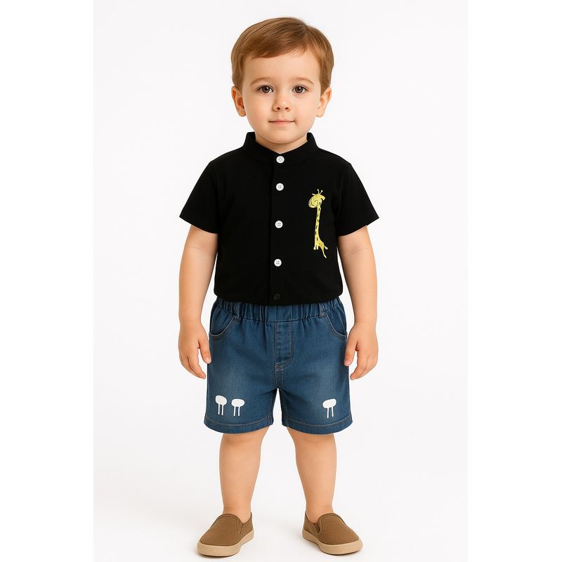 LUSOLSI - Niños ropa conjuntos de vestir bebes elegantes camisa y pantalón