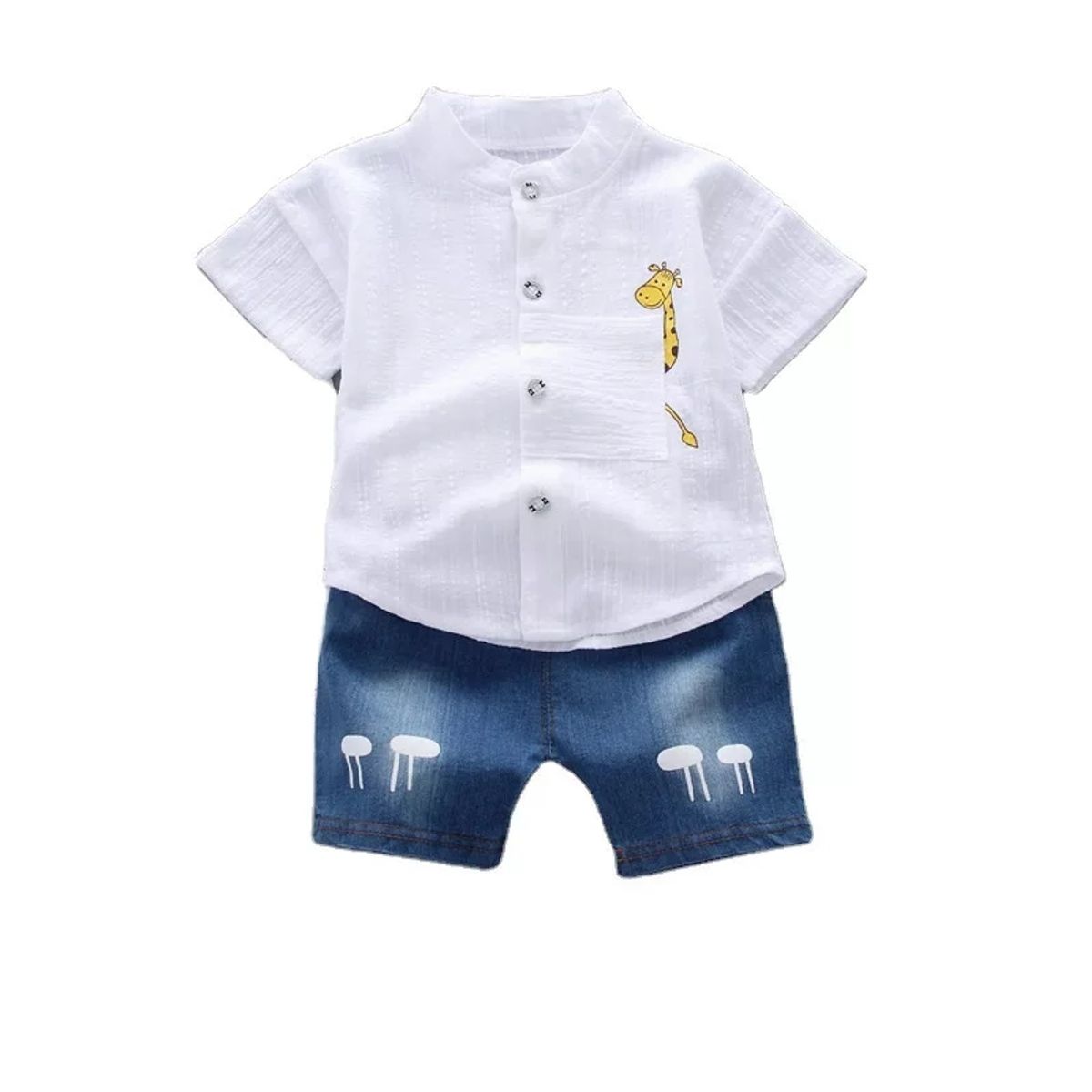 LUSOLSI - Niños ropa conjuntos de vestir bebes elegantes camisa y pantalón