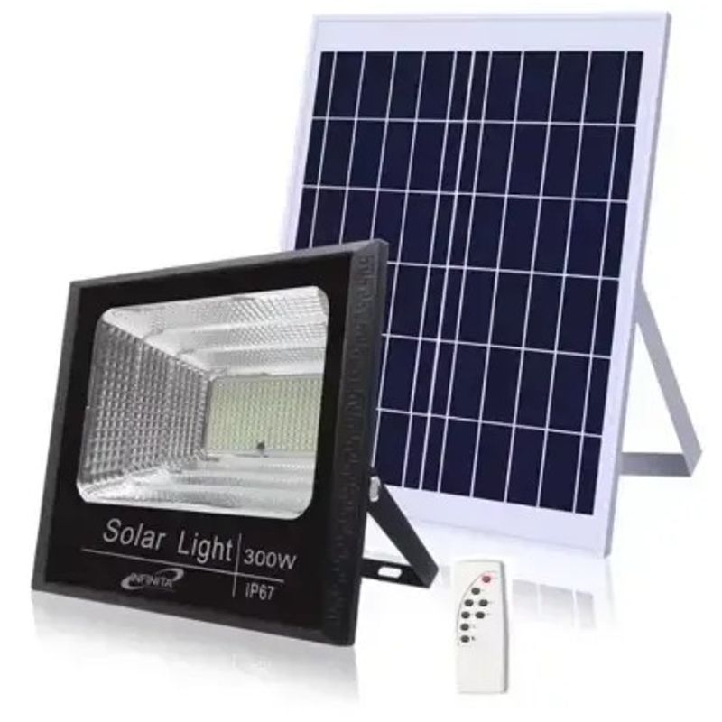 HOME - Lampara Reflector Led Panel Solar 100w Recargable