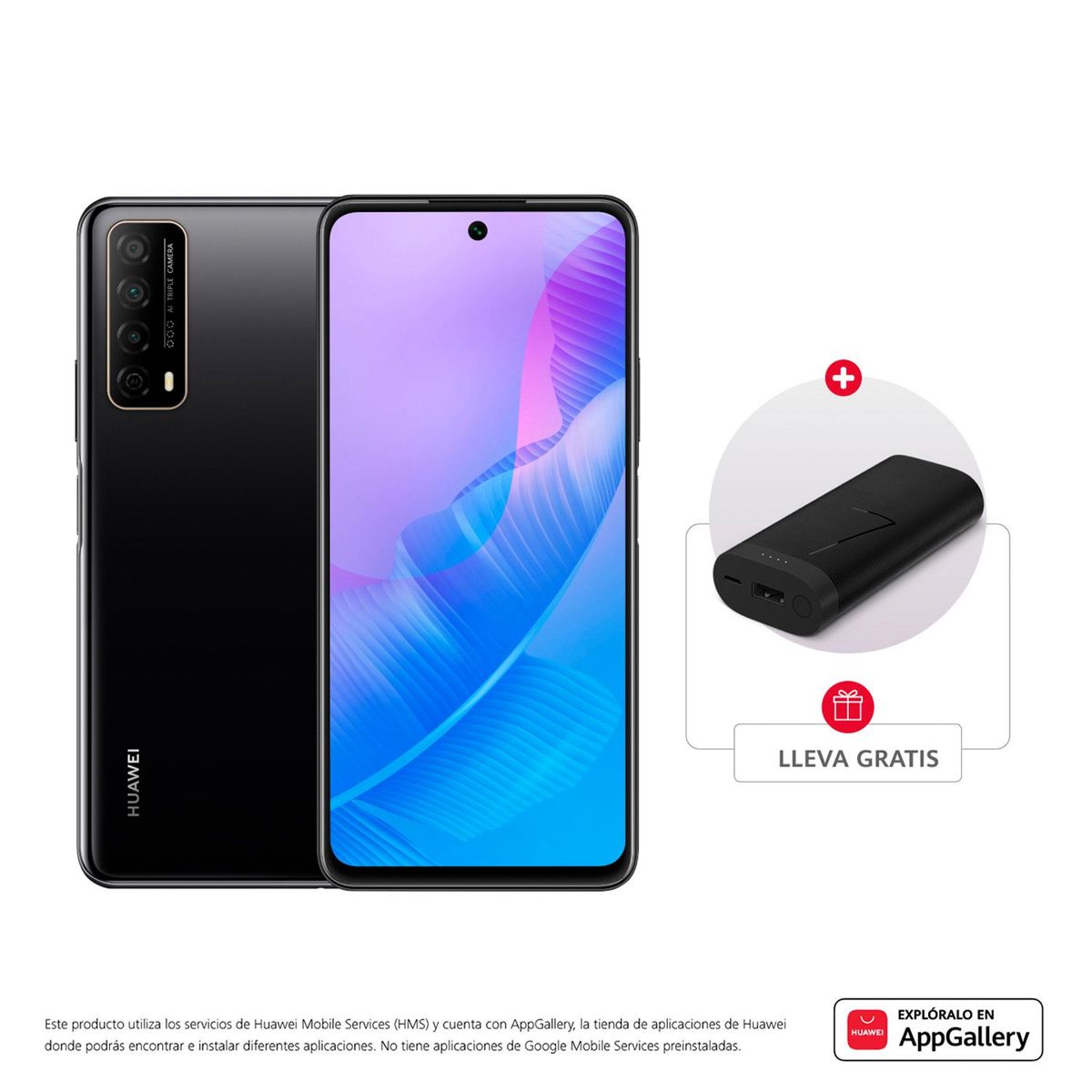 HUAWEI - Celular Huawei Y7a 64GB + Batería Externa con HMS