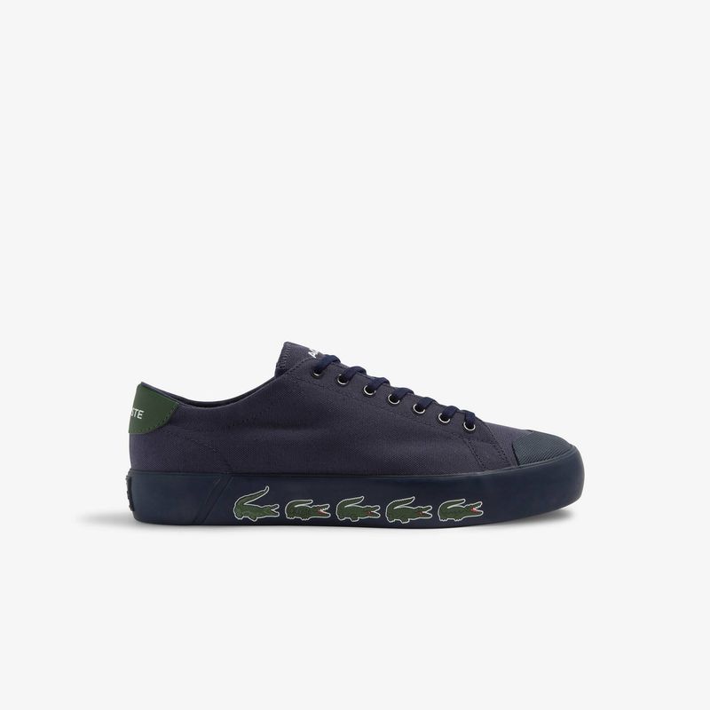 LACOSTE - Tenis Casuales Lacoste Original Azul Para Hombre