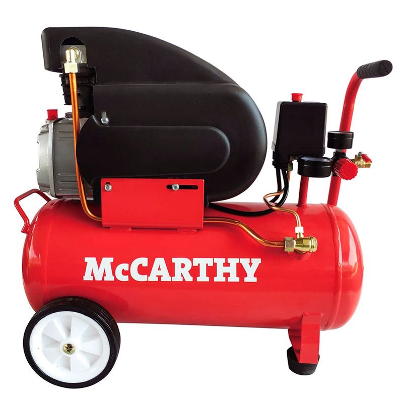 MCCARTHY - compresor de aire MCCARTHY 115Psi Fl24 2Hp con Ruedas x24L Negro