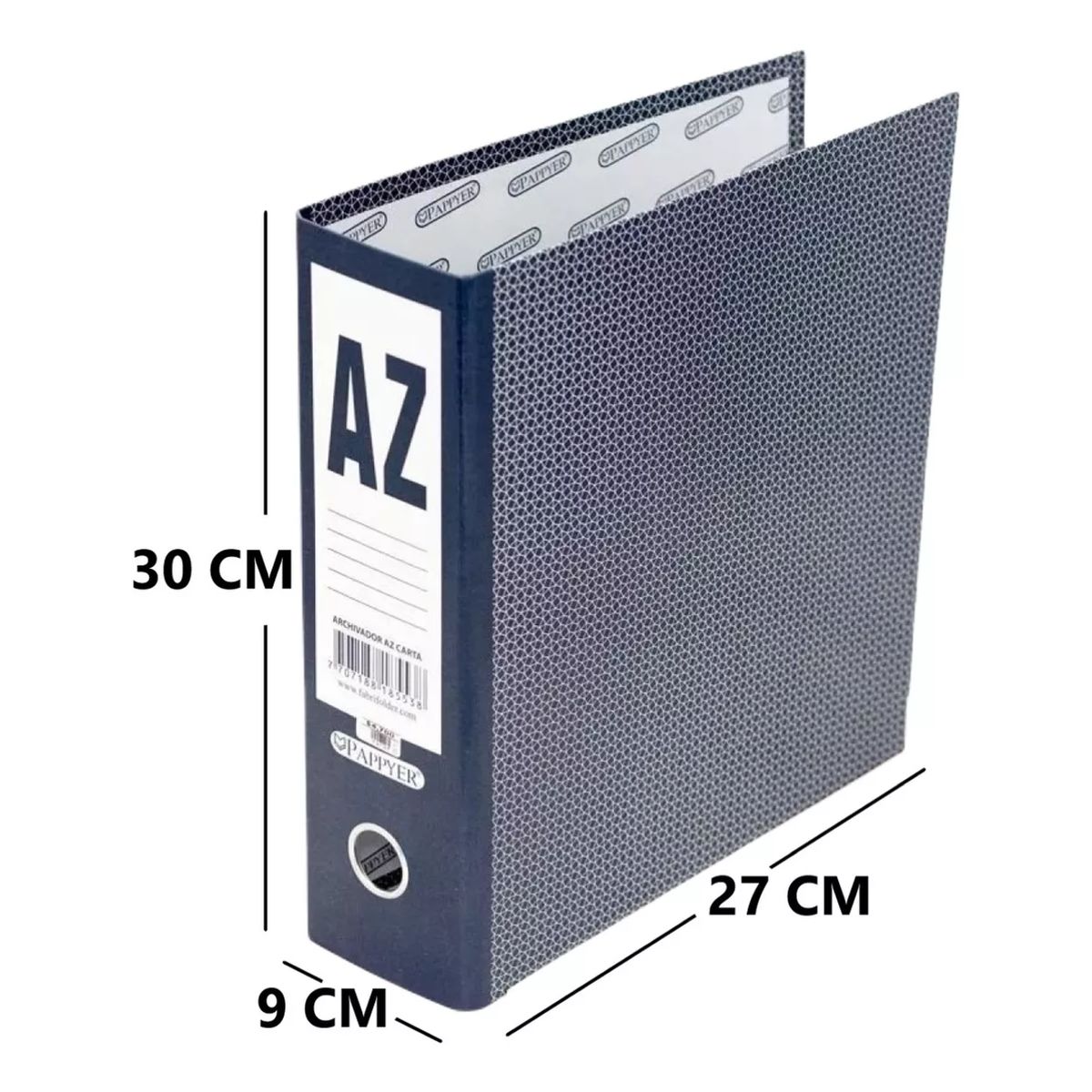 PAPPYER - Archivador AZ Carta Plastificado