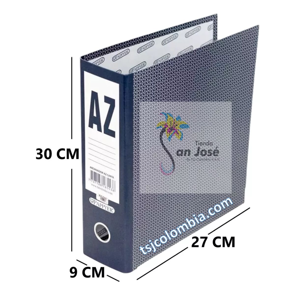 PAPPYER - Archivador AZ Carta Plastificado