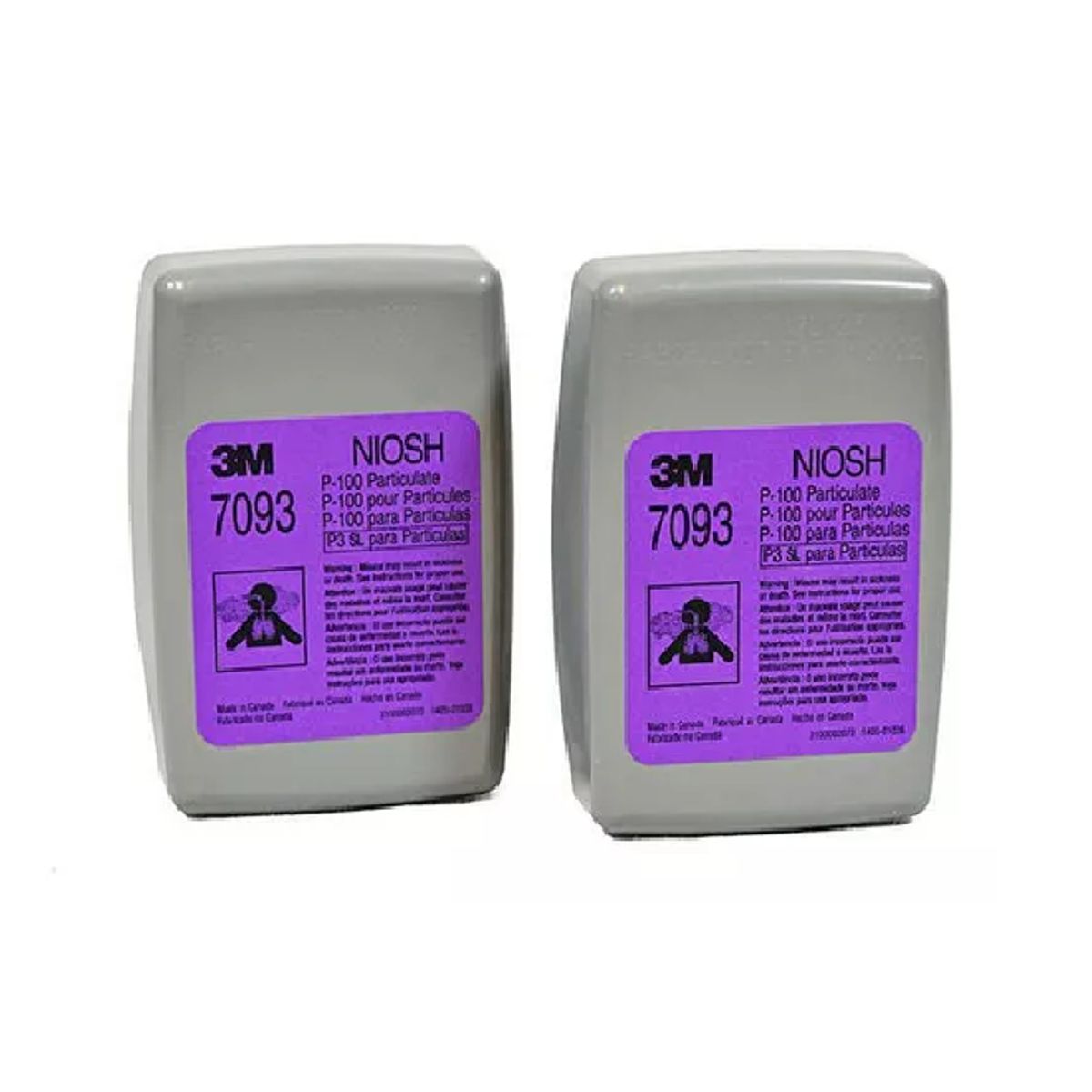 3M - PAR DE FILTRO 3M 7093B PARA MASCARA