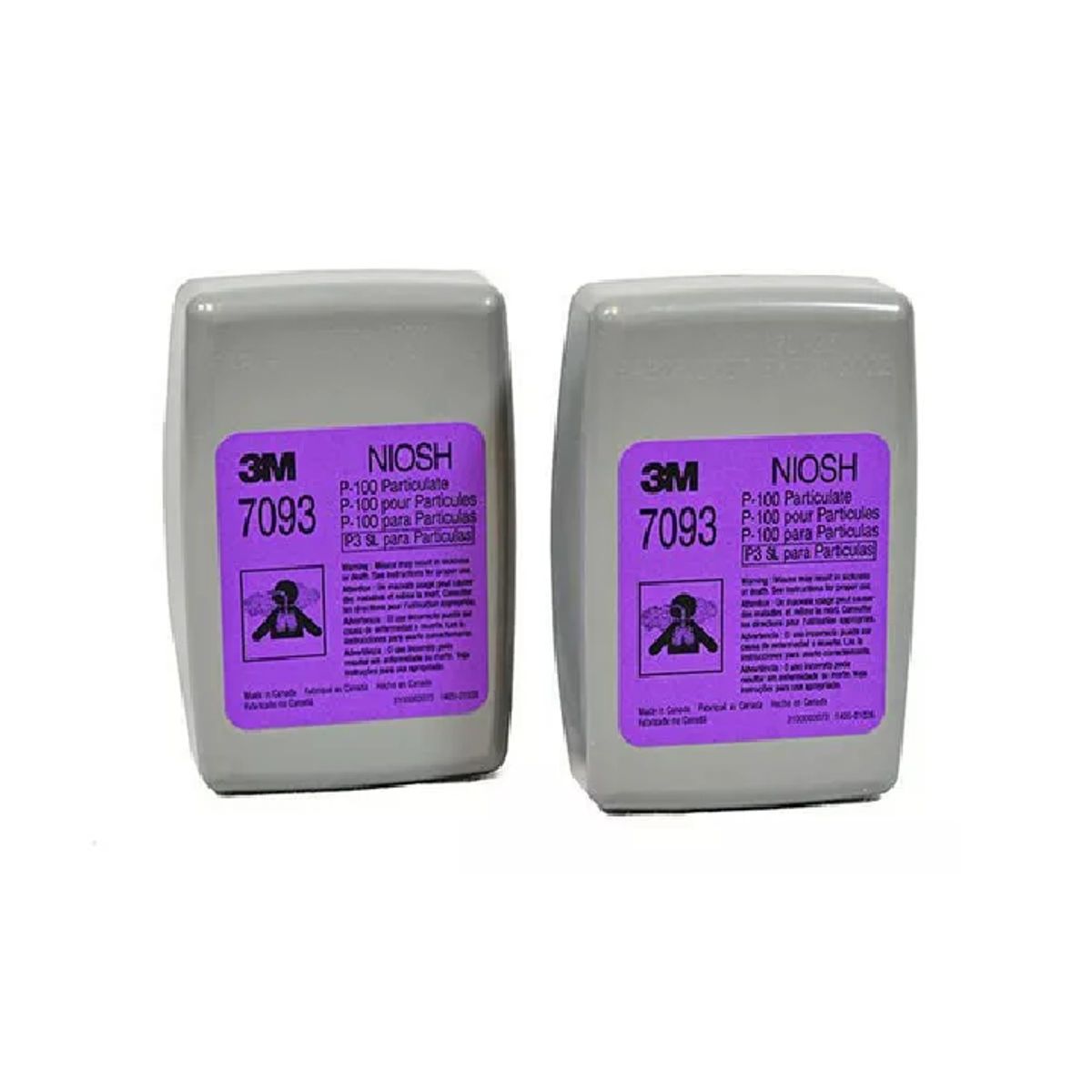 3M - PAR DE FILTRO 3M 7093B PARA MASCARA