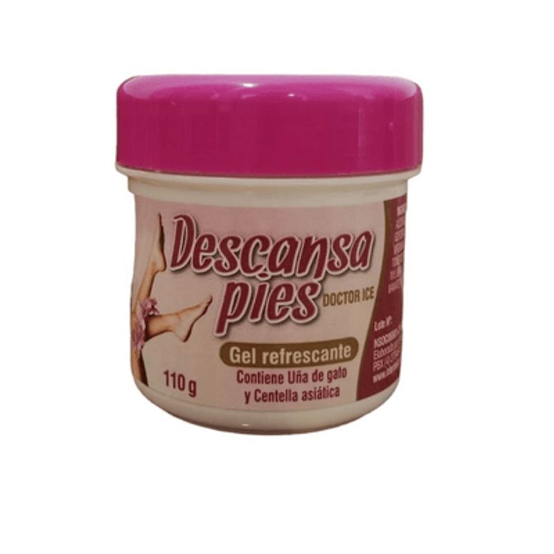 GENERICO - Gel Refrescante Desinflamante Descansa Pies 110 Grms x2 unidad