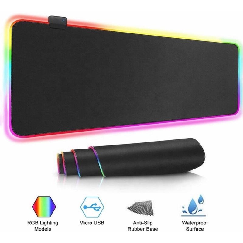 GENERICO - PADMOUSE GAMER 80X30 FGD-02 XL LUMINOUS