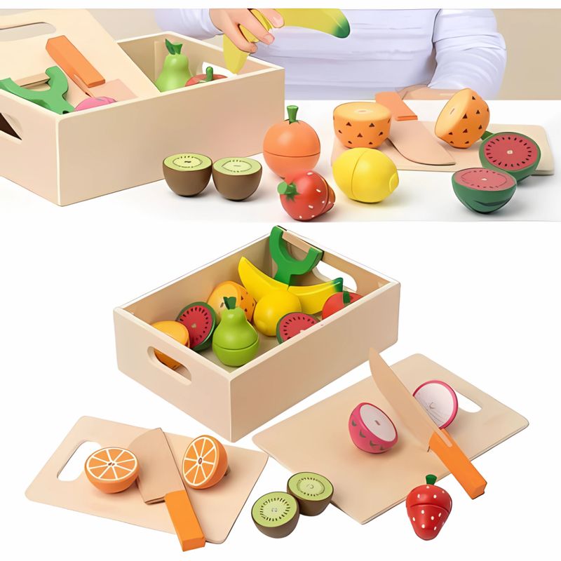 GENERICO - Juego De Frutas Magnético Para Niños