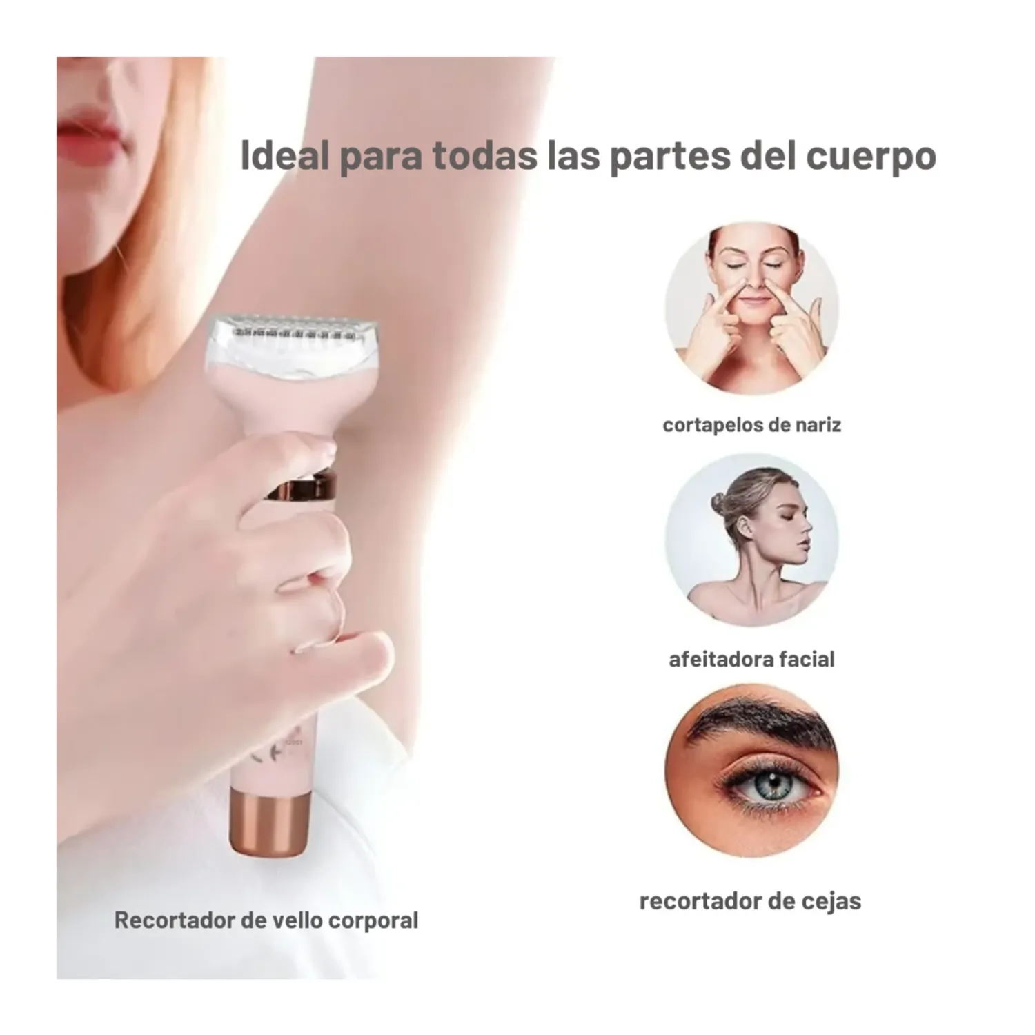 "Maquina Depiladora 4 en 1 Geemy"