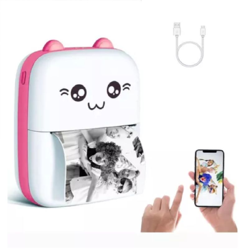 GENERICO - MINI IMPRESORA TERMICA  RECARGABLE BLUETOOTH