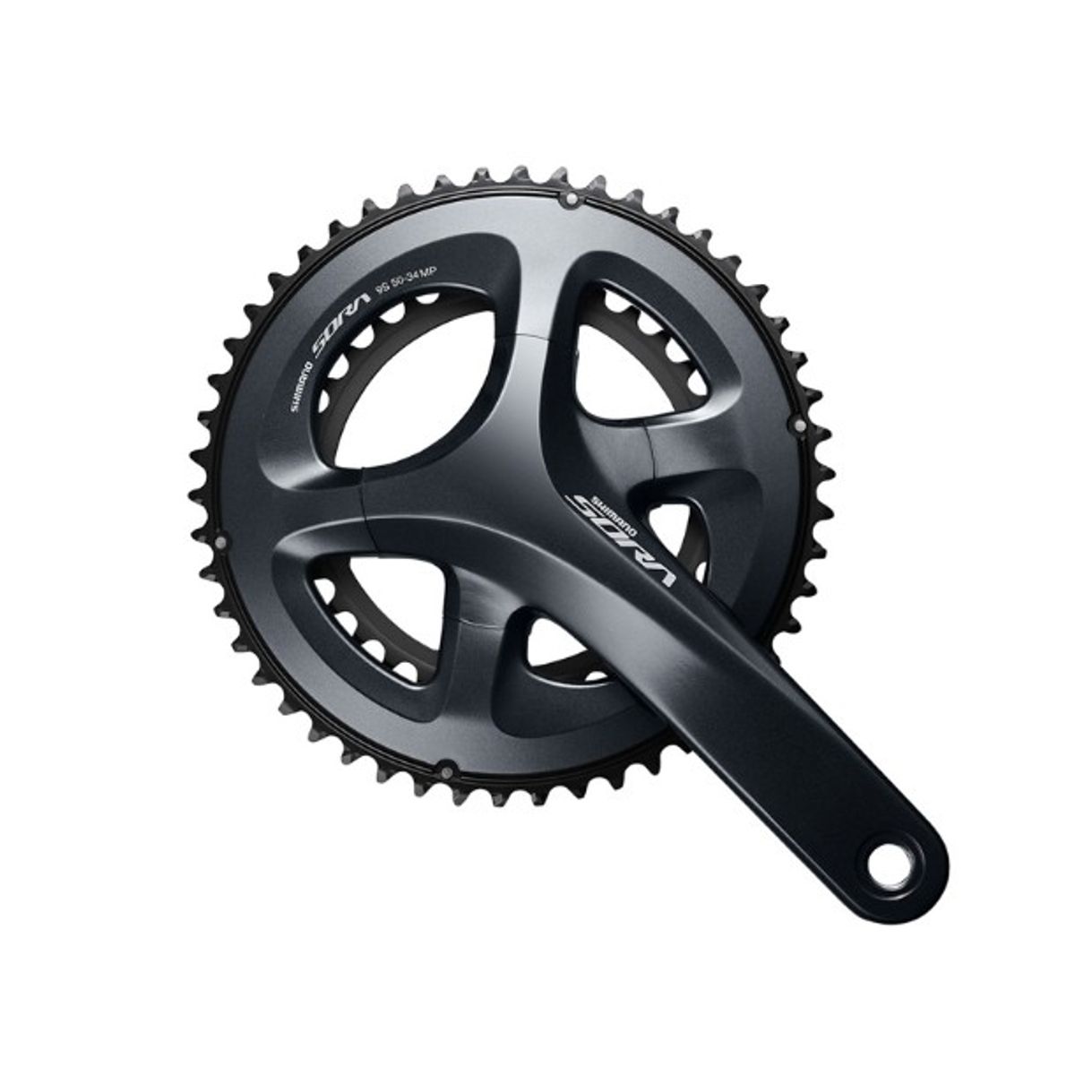 SHIMANO - Doble Plato Biela Shimano SORA FC-R3000 50-34T 170 mm 9 V