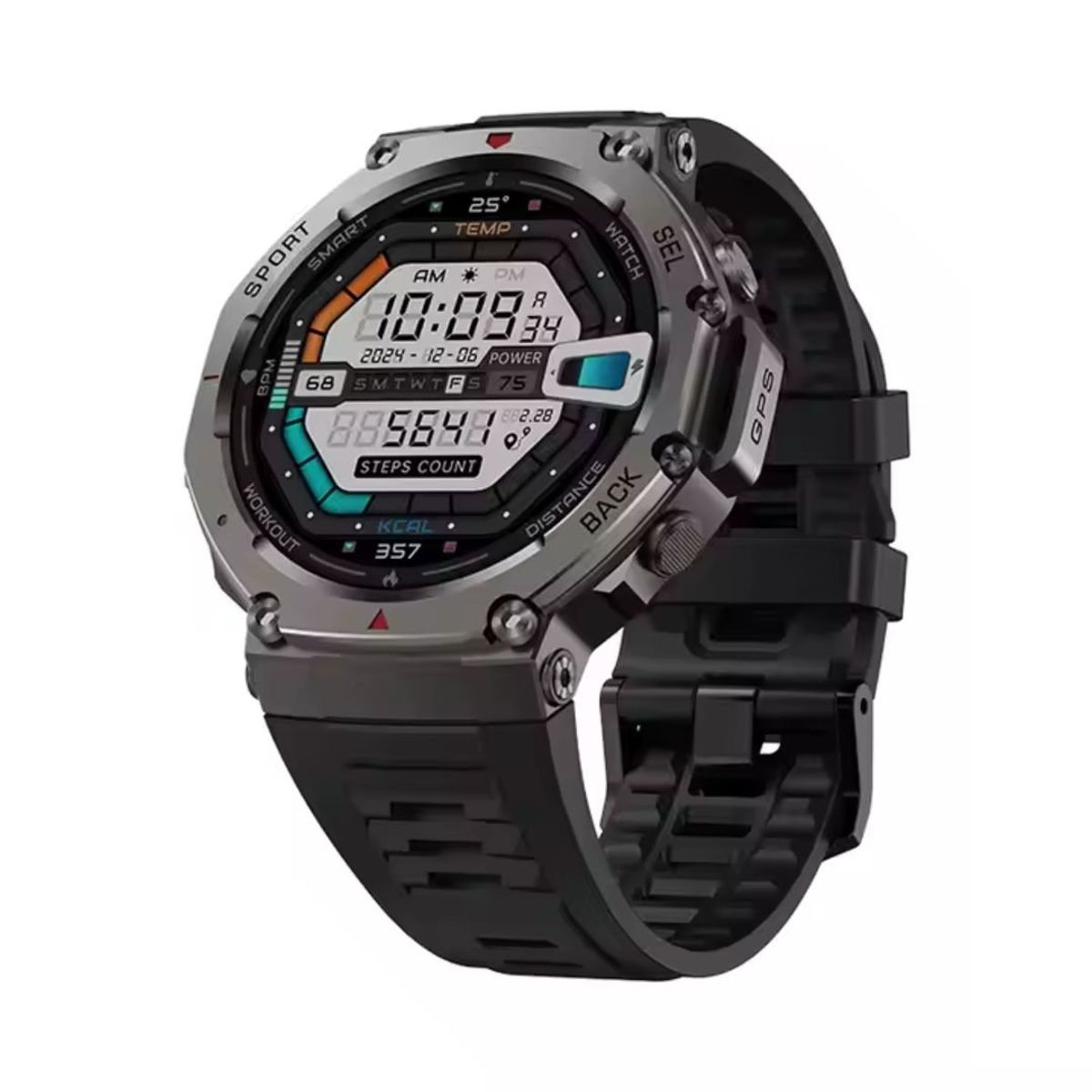 GENERICO - Smartwatch DM58 GPS Real Brújula Altímetro 5ATM IP69K