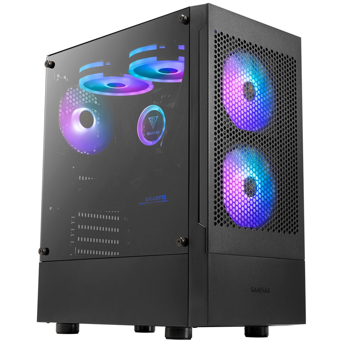 GAMDIAS - Caja ATX Gamer Gamdias Talos E3 Mesh ARGB