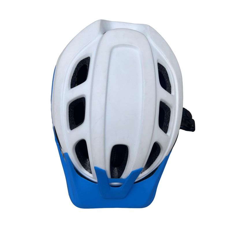 GENERICO - Casco Profesional Patinaje Ajustable Color Azul-Blanco