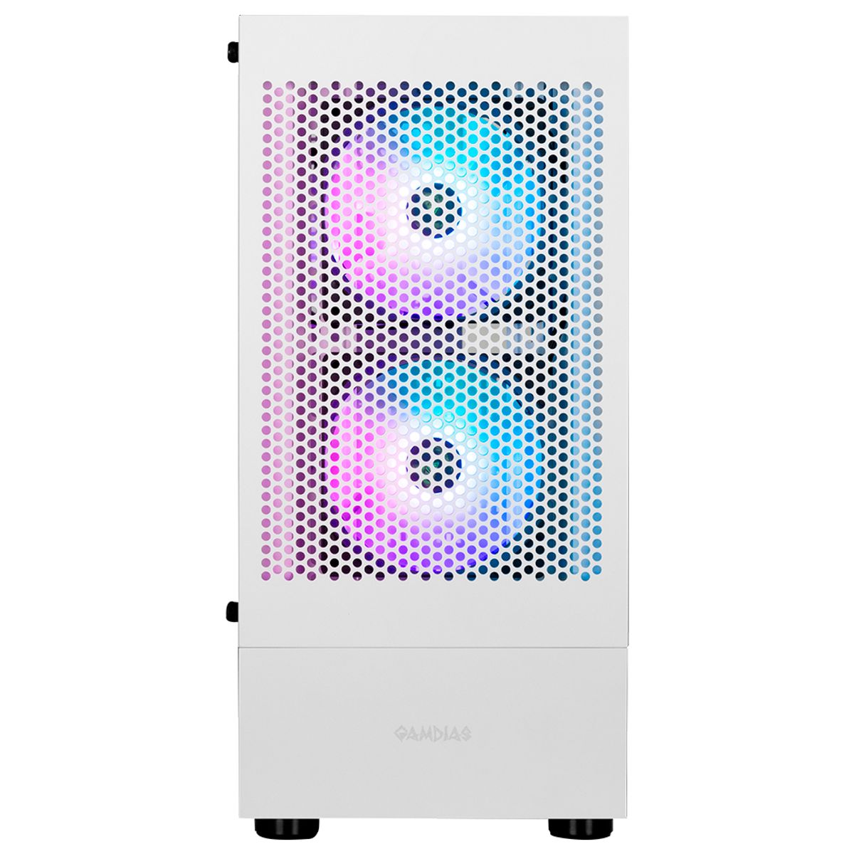 GAMDIAS - Caja ATX Gamer Gamdias Talos E3 Mesh ARGB Blanco