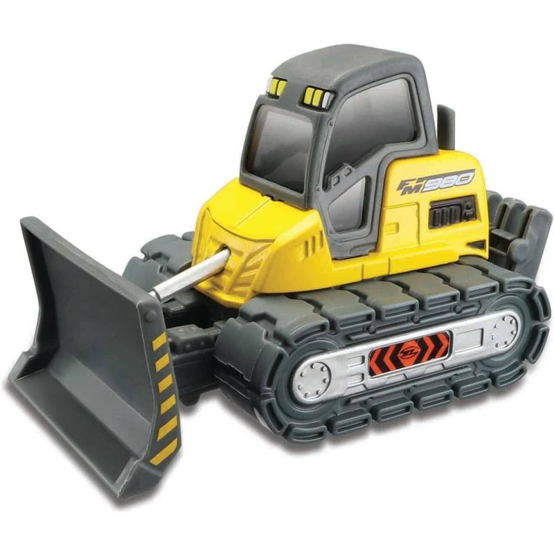 MAISTO - Carro A Escala Bulldozer Street Loader Amarillo Maisto