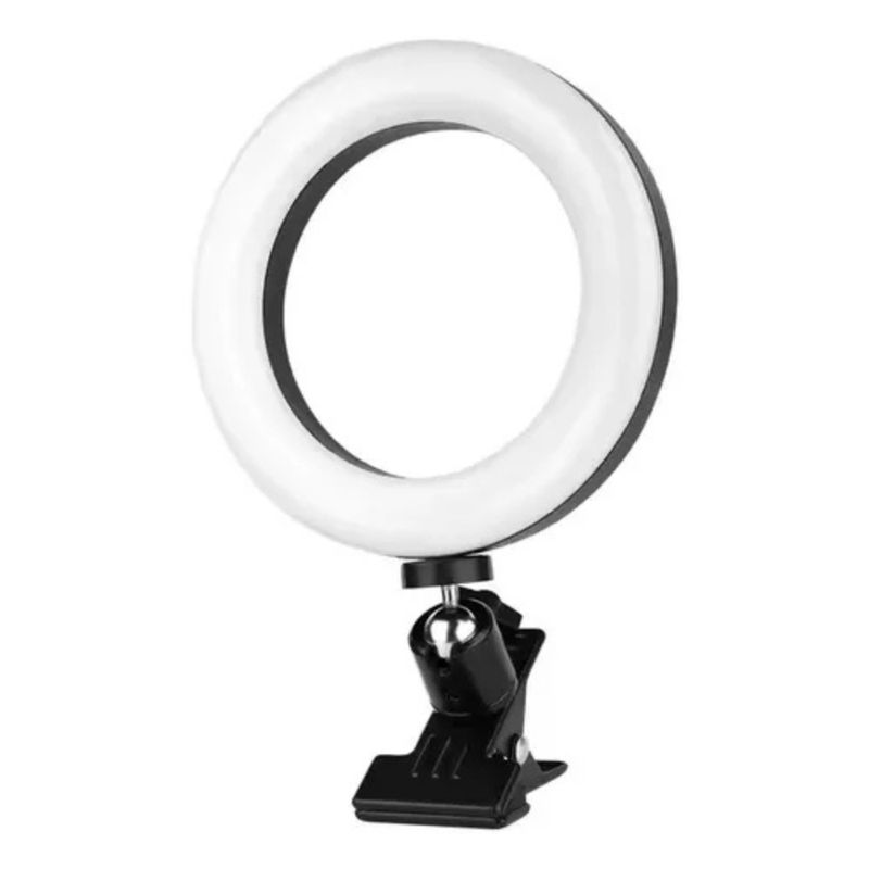 GENERICO - Aro De Luz Rgb Led De 16cm Con Iluminación Profesional R01